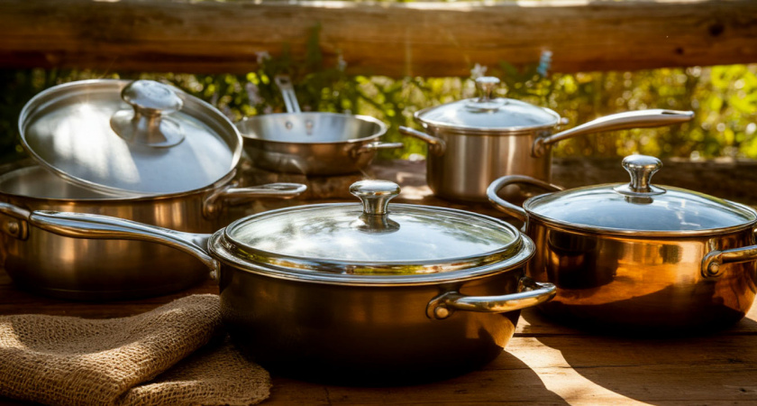 Кастрюли и сковородки сияют ярче солнца: бабушка из деревни научила чистить их только так — просто добавляю в чан клей