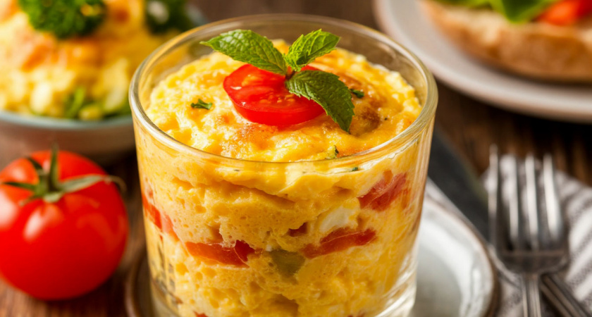 Яичницу на сковороде больше не жарю - беру обычный стакан: получается в 100 раз вкуснее