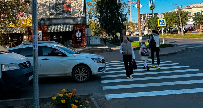 В Кирове привели в порядок пешеходный переход через улицу Свободы