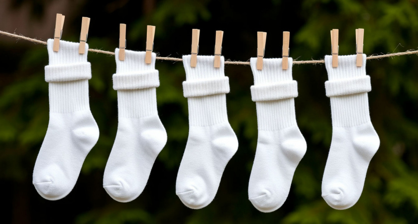 4 ложки в таз — и даже самые заношенные носки становятся белее первого снега: суперский лайфхак