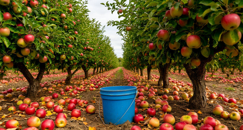 2 ведра под яблони в октябре - и урожай бьет все рекорды прошлых лет. Огородник с 10-летним стажем раскрыл свой секрет