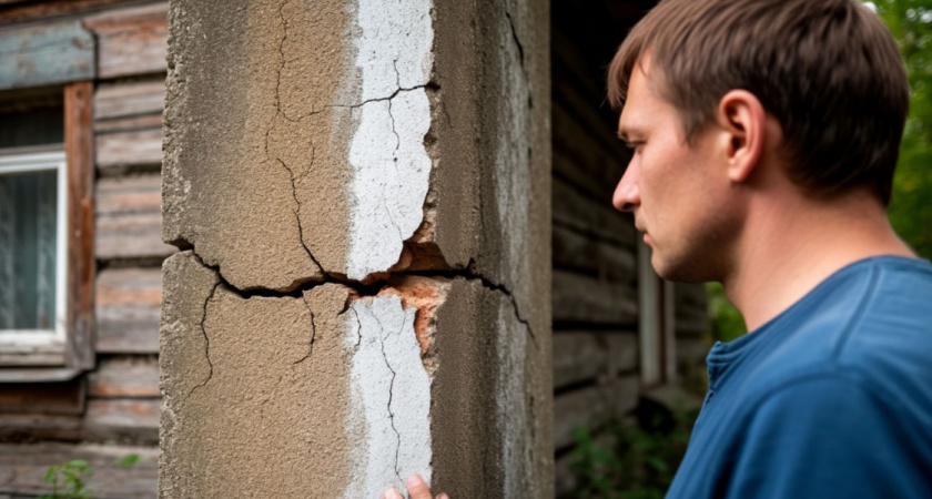 Заделываю трещины на стене за час: быстро, бюджетно, схватится на века - хитрый строитель раскрыл свои методы: даже в лупу не видно