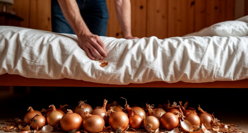 Кидаю луковую шелуху под кровать - и прыгаю от радости: все бабушки так делали, а мы сейчас нос воротим 