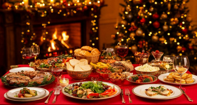 Блинчики и листья салата - что еще должно быть на новогоднем столе, чтобы заручиться благосклонностью Огненной Лошади 