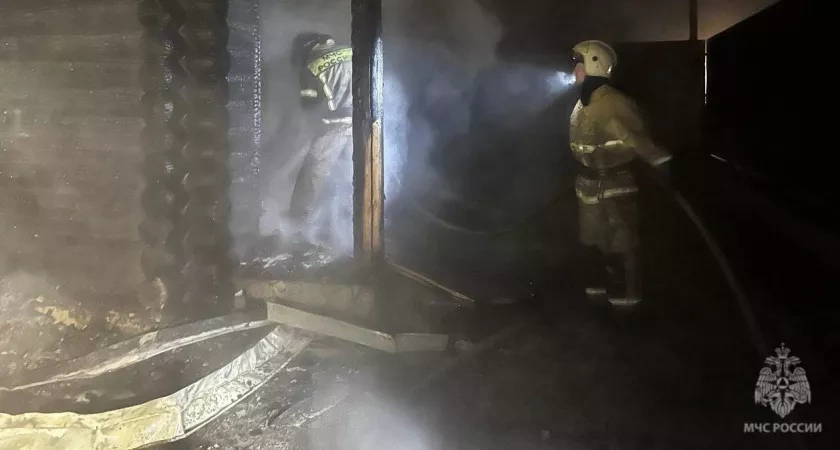 В Котельничском районе потушен пожар в здании котельной