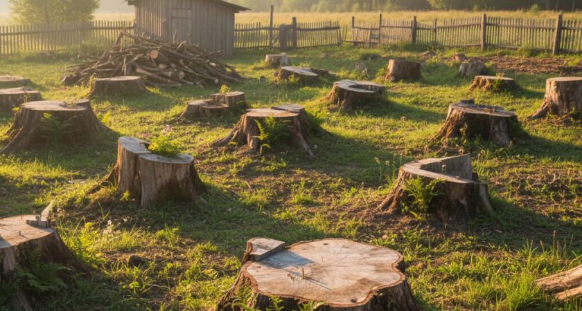 Пни в огороде не выкорчевываю и не сжигаю - они на вес золота. Жаль, что узнала об этом только сейчас