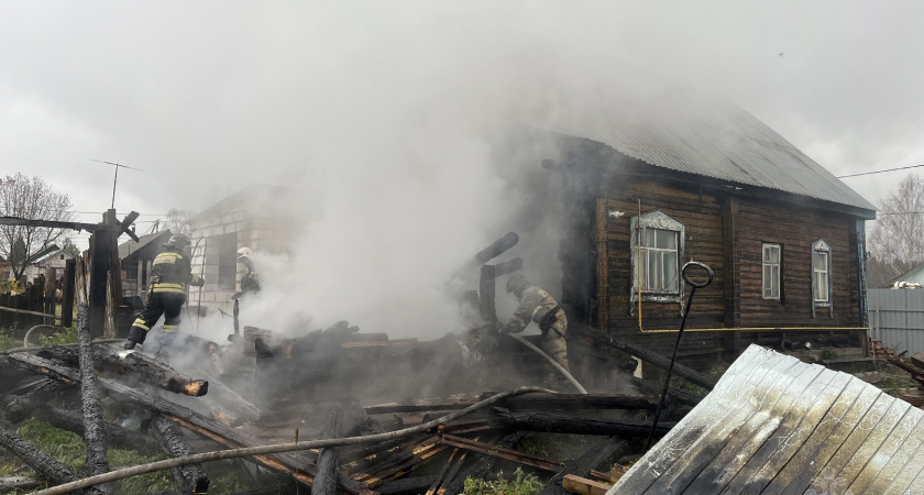 В Кировской области зафиксированы два пожара