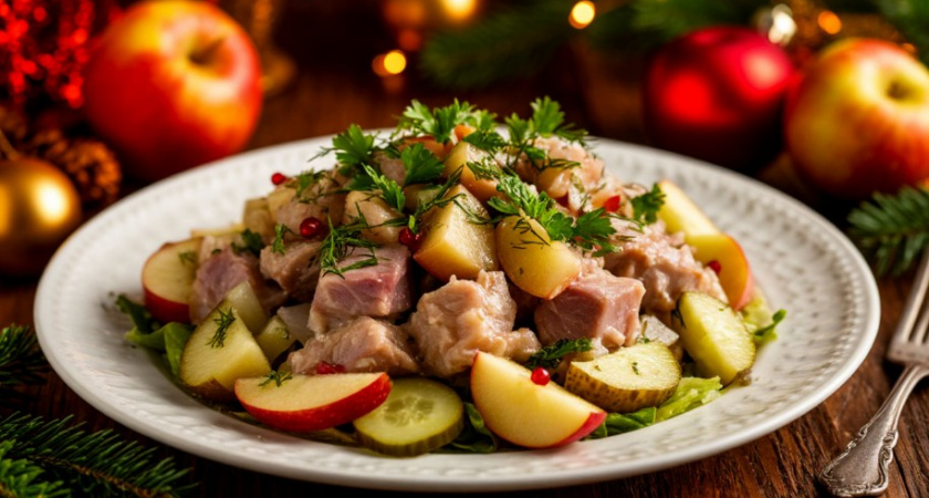 "Под Шубой" больше не в почете - салат "Селедка по-еврейски" новый герой зимних праздников. Огненная Лошадь обалдеет от вкуса