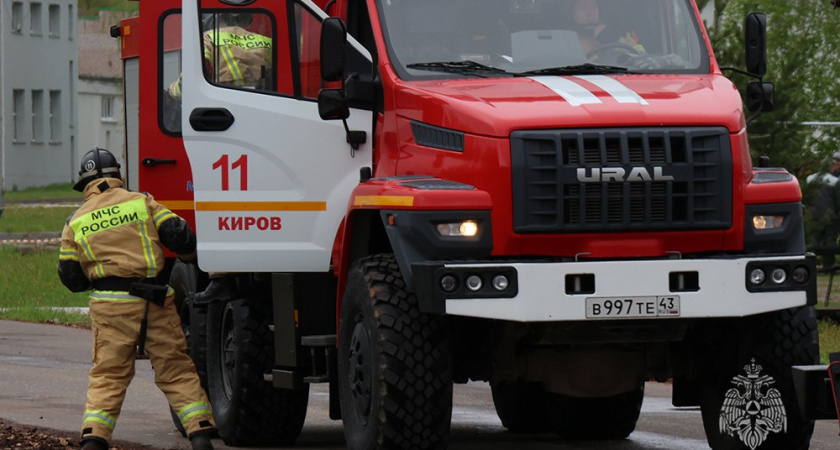 В Нововятском районе зарегистрировали два пожара за сутки