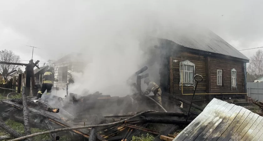 В Кирове ликвидировано возгорание в садовом доме