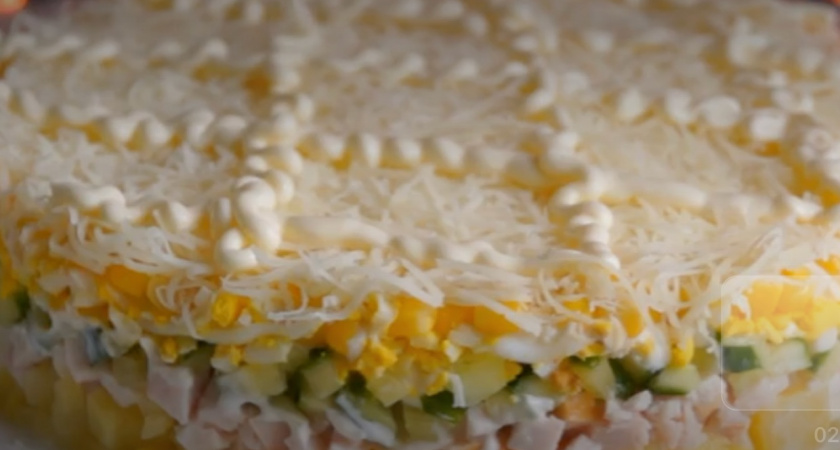 Отличная замена "Оливье" и "Цезарю" - салатик "Снежная изба" украсит любой новогодний стол: любимое сочетание в новом виде