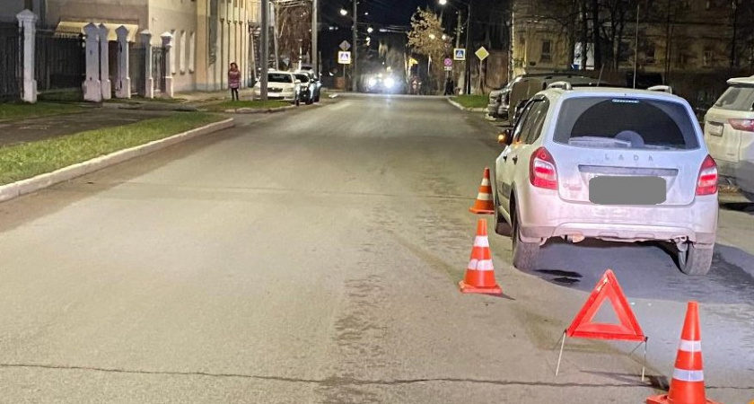 В Кирове женщина за рулем Lada Granta сбила школьницу