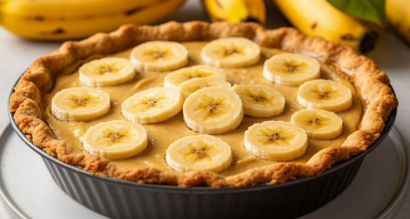 И на завтрак, и на романтик: пирог «Банановое наслаждение» - даже духовку включать не надо: пышный и сладкий