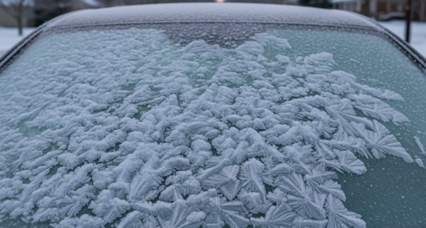 Как разморозить лобовое стекло за 10 секунд? Копеечный трюк для ленивых водителей - даже скрести не придется