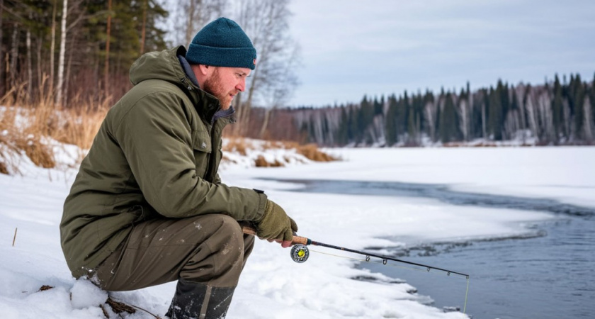Классная приманка - ее рыбка чует за 15 м. В холод, ветер и снег - всегда работает