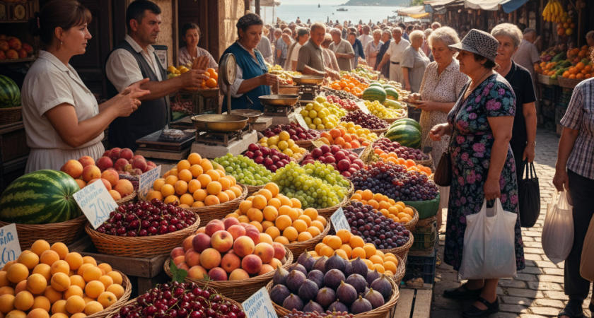 Попали в Крым в ноябре - и обомлели: такого разнообразия фруктов еще не встречали. Вот что купили и по какой цене