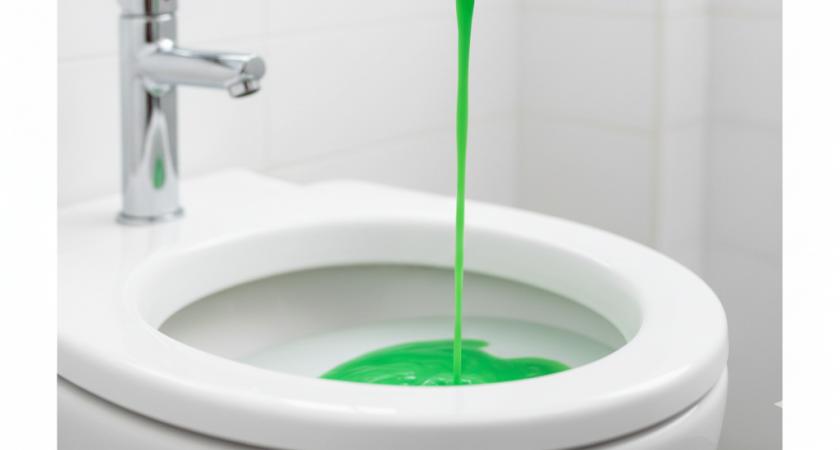 Смешиваю 3 ингредиента и выливаю в унитаз - такая чистота, что глаза режет. Больше "утенок" не нужен