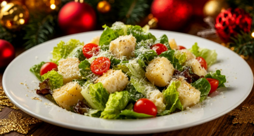 Добавила в "Цезарь" 2 новых ингредиента - и прыгаю от восторга: такой вкусноты еще не ела - точно готовить на Новый год