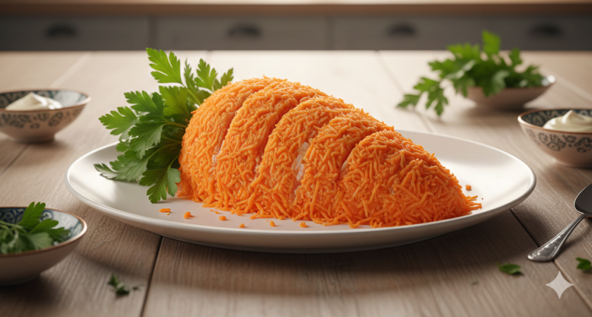 Салат "Морковка" притянет счастье и везение: точно буду готовить на Новый год - Огненная Лошадь оценит