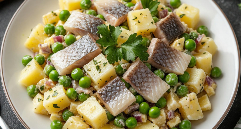 Бросила готовить оливье и "шубу" - этот салат с зеленым горошком стал хитом новогоднего стола