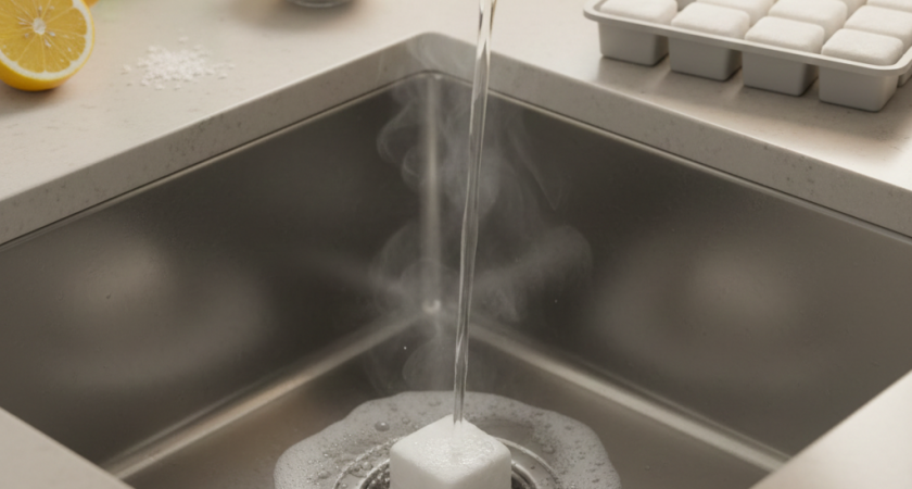 Бросила 1 кубик в раковину - и засор больше не проблема. Делов-то на 5 минут