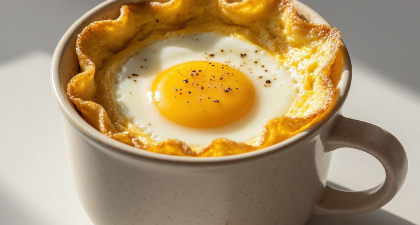 Яичница на сковородке больше не в почете — беру простую кружку: получается в 10 раза вкуснее