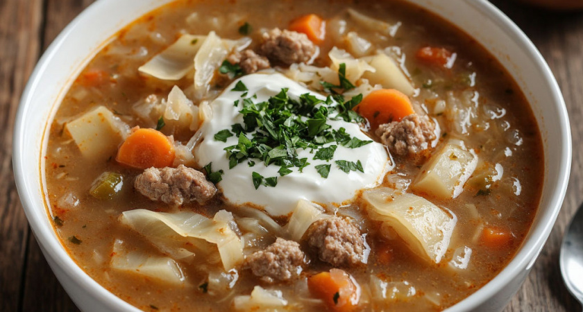 Щи из квашеной капусты: нашла рецепт в книге 1952 г. Дома спросили, почему я раньше так не готовила