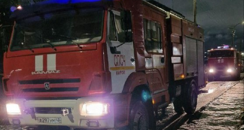 В Кировской области 5 декабря горела квартира и частная баня