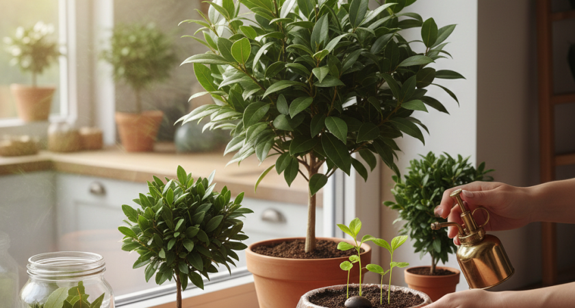 Выращиваю лавровый лист на подоконнике: очищает воздух - и приправа всегда под рукой