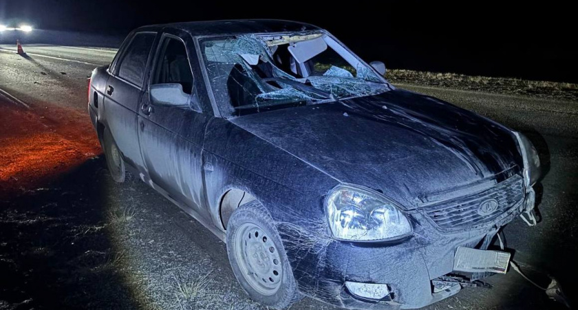 На трассе под Нолинском молодой человек за рулем Lada Priora задавил пешехода