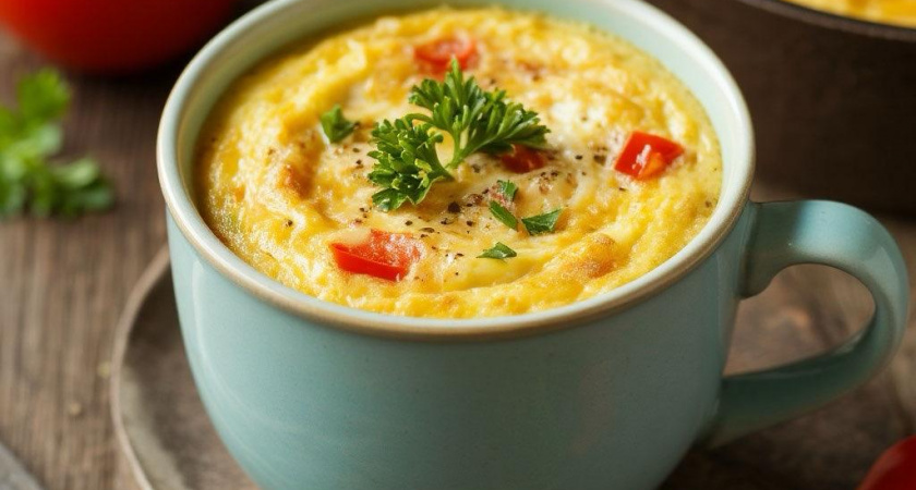 Яичница на сковородке больше не в почете — беру простую кружку: получается в 10 раза вкуснее