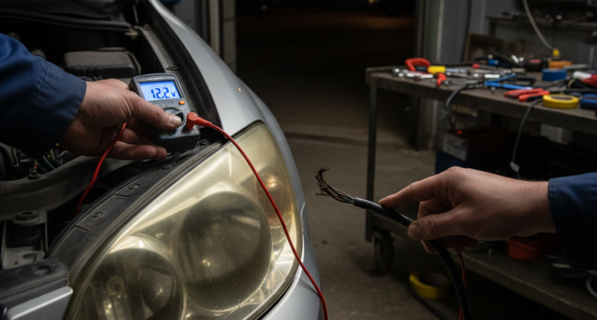 Долго мучался с тусклым светом фар - причина оказалась простой. Как ее устранить