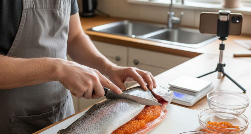 Взял форель в ""Светофоре"" для засолки икры к Новому году — только дома понял, какая она: личный опыт и честный обзор