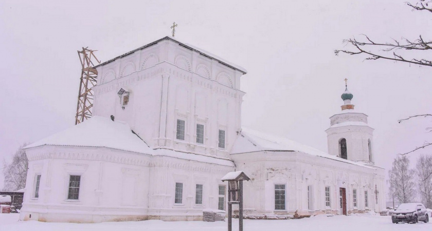 В селе Медяны Кировской области подключили к газу церковь XVIII века
