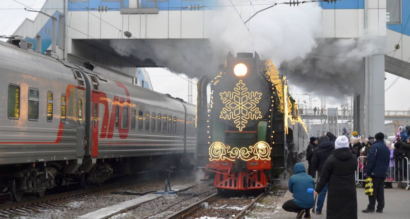 Поезд Деда Мороза прибудет в Киров менее чем через 10 дней