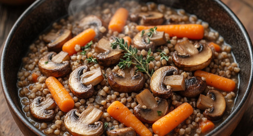 Теперь гречку готовлю только так и больше не варю ее отдельно в кастрюле: очень просто, быстро и вкусно