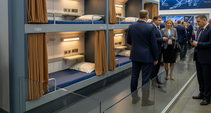 К столику в плацкарте пускать перестанут - в новых вагонах их начнут делать прямо наверху