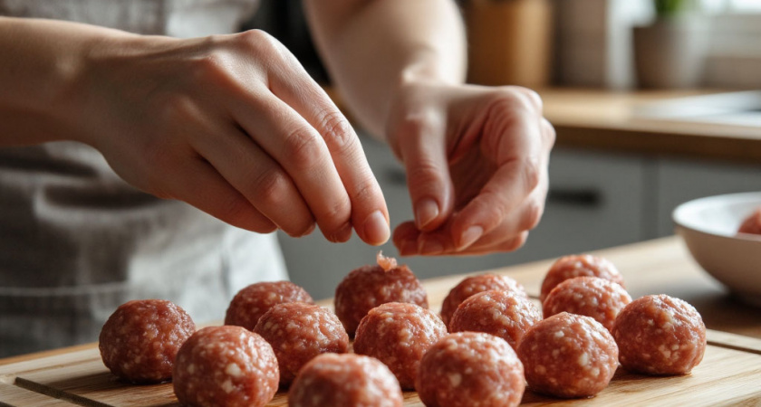 Из фарша теперь только так и готовлю, обычные рецепты в прошлом. Давненько мы не ели такие классные тефтельки