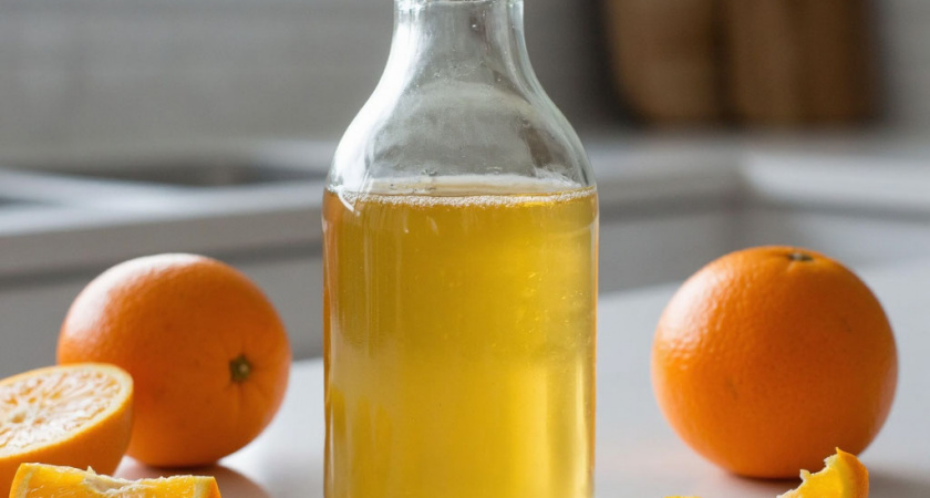 Чистящее средство из мандариновых корок и уксуса. Рецепт и применение