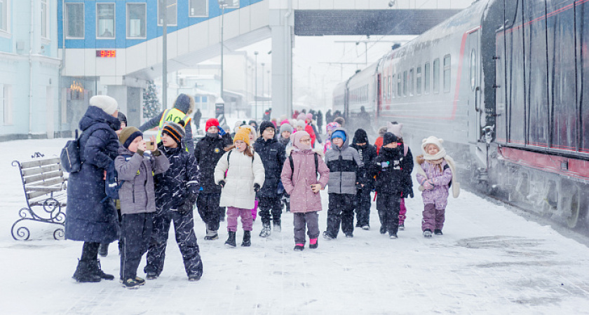 В Кирове сказочный ретропоезд три дня будет возить особенных и одаренных детей