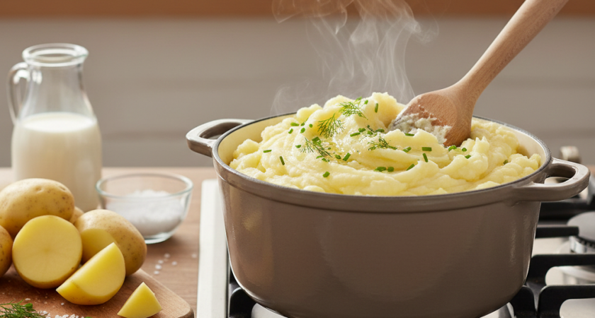 Вот как варят картошку для пюре: первое правило и 2 скрытых тонкости - получается пышное, воздушное, душистое