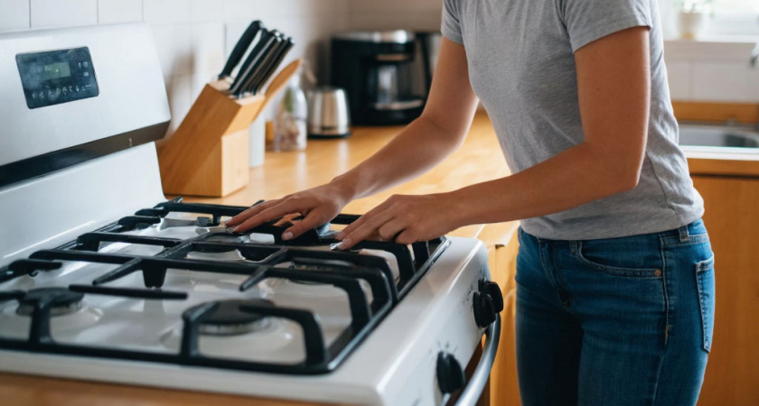 Решетка газовой плиты как новая за 20 минут: гениальный способ без химии справляется с годом нагара