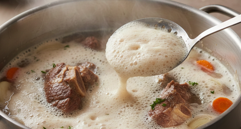 Нужно ли снимать пенку с бульона при варке мяса - запомните раз и навсегда