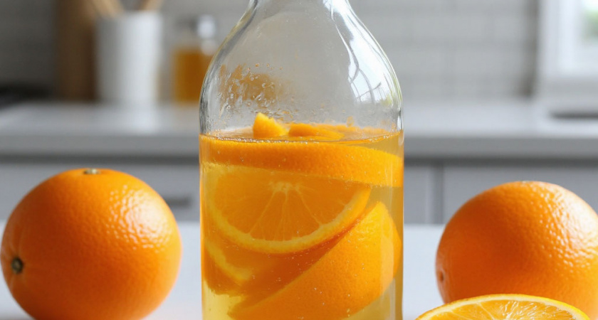 Чистящее средство из мандариновых корок и уксуса. Рецепт и применение