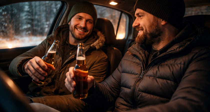 Сидим в машине с пивом, двигатель заглушен, подъезжает ГИБДД и говорят - «лишение прав»: разбираемся по закону