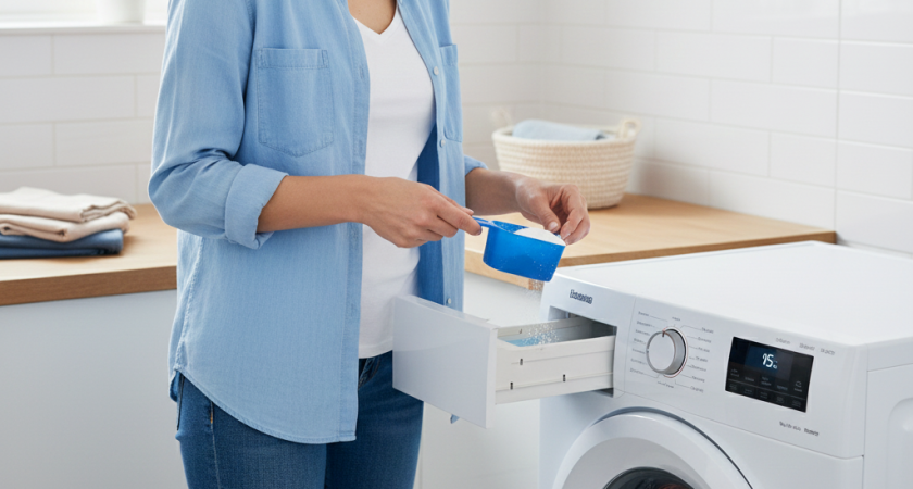 После старта стирки, а не до: в 33 года узнала, как правильно засыпать порошок в машинку 