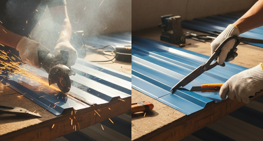 Почему болгарка не подходит для резки профнастила - запомните раз и навсегда. Нашел альтернативу