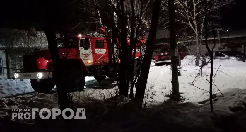 Огнеборцы тушили пожар в Кирово-Чепецком районе