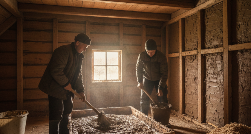 Минвата и пенопласт отдыхают: нашел старинный способ утепления, который работает до сих пор