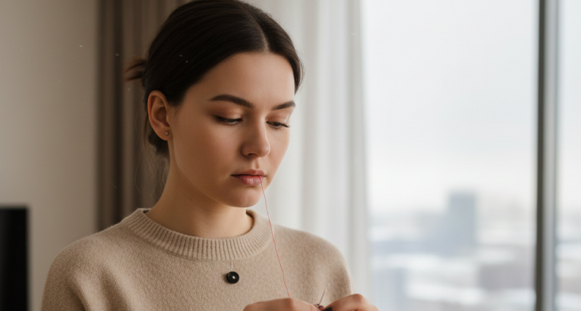 Почему нельзя зашивать на себе одежду?